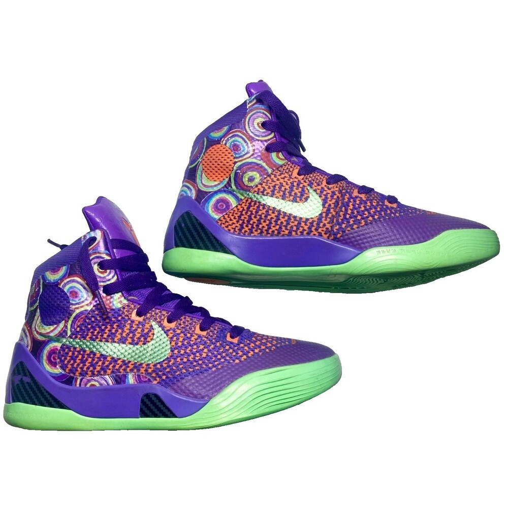 Nike Kobe 9 IX Elite Shoes Basketball Sneaker GS Purple Venom Vivid Pink 7Y